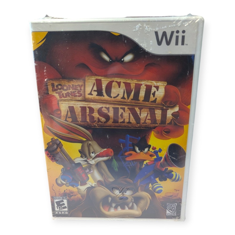 Looney Tunes ACME Arsenal Nintendo Wii Game New Sealed Warner Bros 2007 NIB